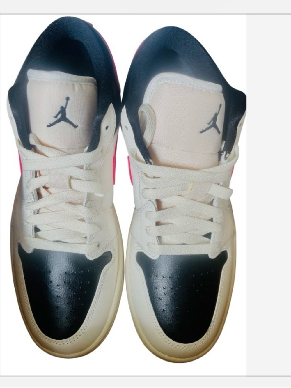 Nike Air Jordan Women's Low-Top Athletic Shoes, Ivory White, sz 9 in Women’s. - Picture 7 of 9